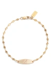 Set & Stones Bank Initial Bracelet