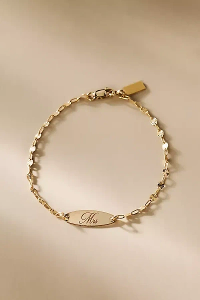Set & Stones Banks Mrs Bracelet In Gold