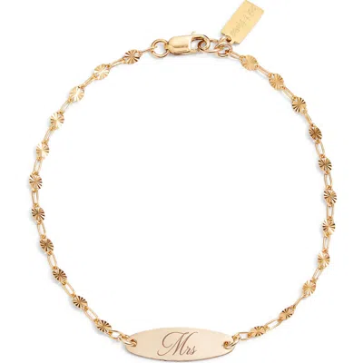 Set & Stones Banks Mrs Bracelet In Gold