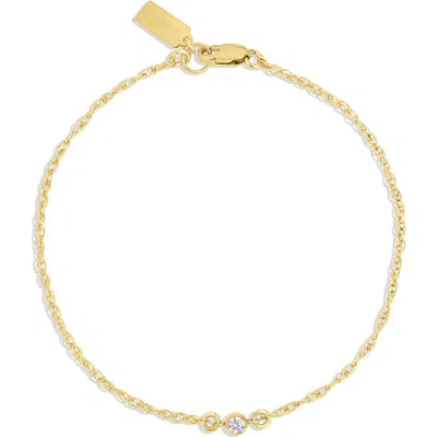 Set & Stones Birthstone Bracelet In Gold