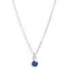 Set & Stones Birthstone Charm Pendant Necklace