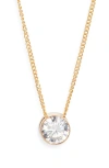 Set & Stones Birthstone Pendant Necklace In Gold