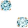 Set & Stones Birthstone Stud Earrings In Blue
