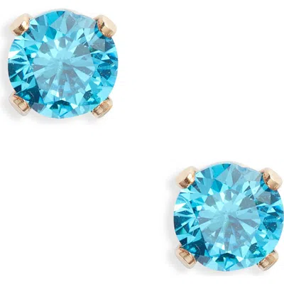Set & Stones Birthstone Stud Earrings In Blue
