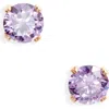 Set & Stones Birthstone Stud Earrings In Purple
