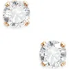 Set & Stones Birthstone Stud Earrings In Gold