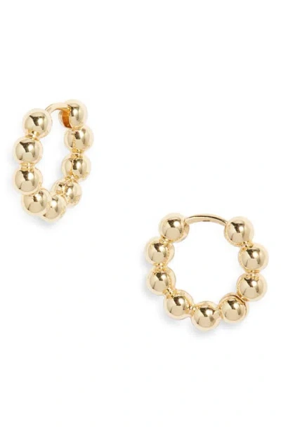 Set & Stones Cameron Frontal Hoop Earrings In Gold