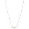 Set & Stones Caroline Genuine Freshwater Pearl Necklace In Silver