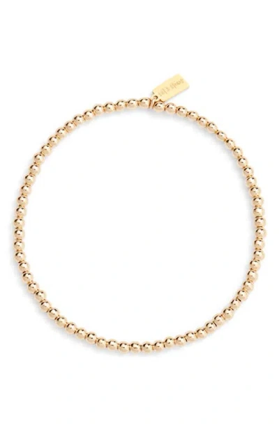 Set & Stones Carson Ball Beaded Bracelet In Gold