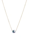 Set & Stones Charlize Freshwater Pearl Necklace In Gold / Peacock