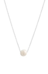 Set & Stones Charlize Freshwater Pearl Necklace In Sterling Silver