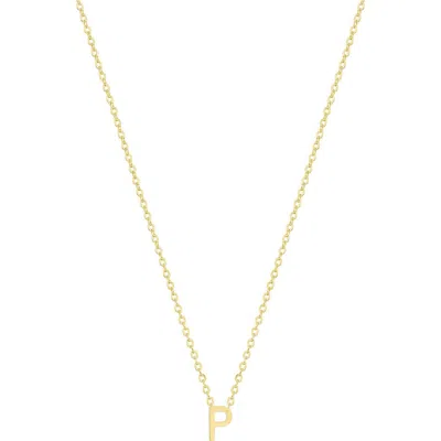 Set & Stones Cheyenne Initial Necklace In Gold