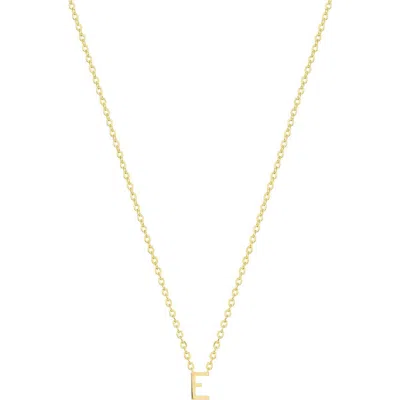 Set & Stones Cheyenne Initial Necklace In Gold
