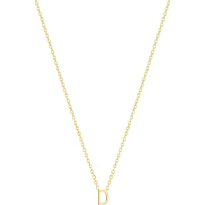 Set & Stones Cheyenne Initial Necklace In Gold