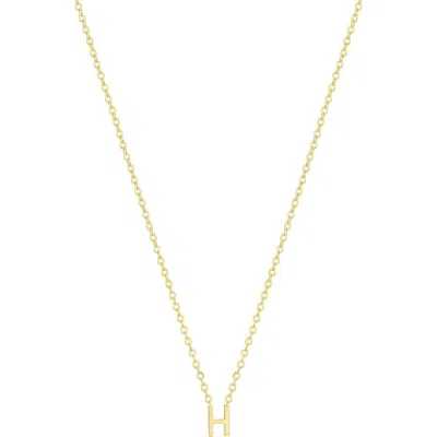 Set & Stones Cheyenne Initial Necklace In Gold
