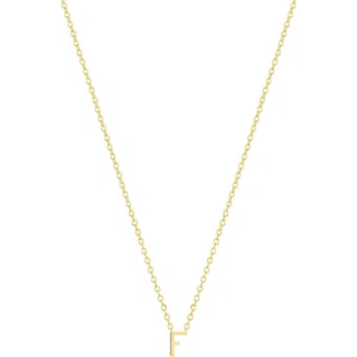 Set & Stones Cheyenne Initial Necklace In Gold