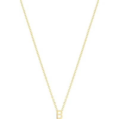 Set & Stones Cheyenne Initial Necklace In Gold