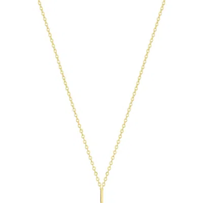 Set & Stones Cheyenne Initial Necklace In Gold