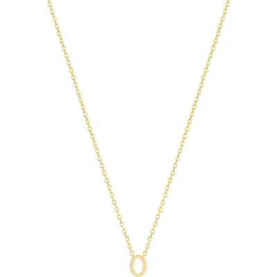 Set & Stones Cheyenne Initial Necklace In Gold