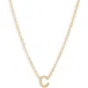 Set & Stones Cheyenne Initial Pendant Necklace