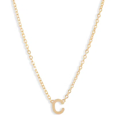 Set & Stones Cheyenne Initial Pendant Necklace
