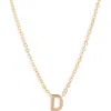 Set & Stones Cheyenne Initial Pendant Necklace