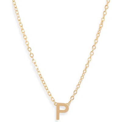 Set & Stones Cheyenne Initial Pendant Necklace