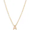 Set & Stones Cheyenne Initial Pendant Necklace