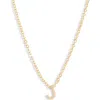 Set & Stones Cheyenne Initial Pendant Necklace