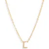 Set & Stones Cheyenne Initial Pendant Necklace