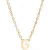 Set & Stones Cheyenne Initial Pendant Necklace