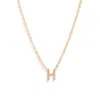 Set & Stones Cheyenne Initial Pendant Necklace In Gold/h