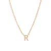 Set & Stones Cheyenne Initial Pendant Necklace In Gold/r