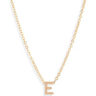 Set & Stones Cheyenne Initial Pendant Necklace In Gold/v