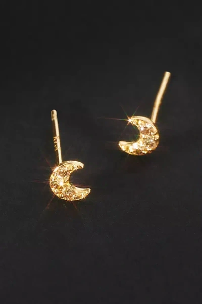 Set & Stones Claro Stud Earrings In Gold
