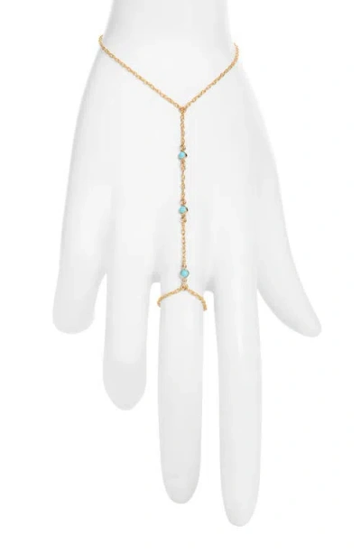 Set & Stones Cyrus Hand Chain In Gold
