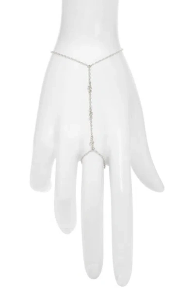 Set & Stones Cyrus Hand Chain In Silver