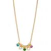Set & Stones Ellie Multiple Birthstone Pendant Necklace