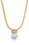 Set & Stones Elllie Something Blue Pendant Necklace