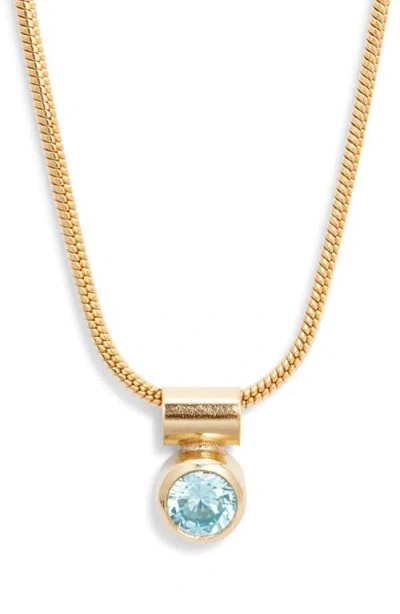 Set & Stones Elllie Something Blue Pendant Necklace