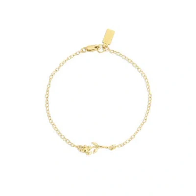 Set & Stones Elsie Birth Flower Bracelet In Gold