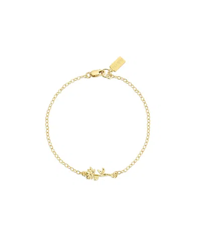 Set & Stones Elsie Birth Flower Bracelet In Transparent