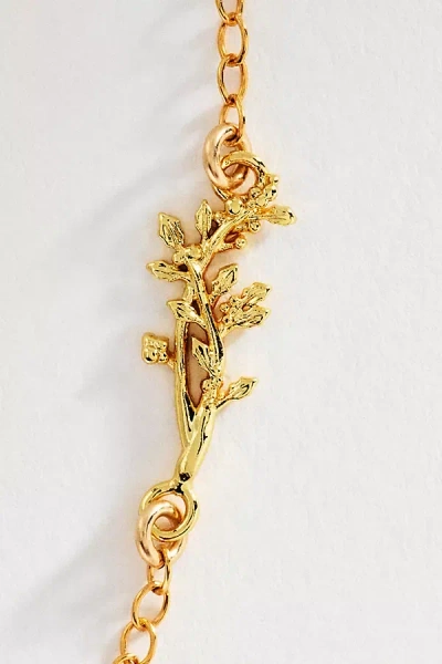 Set & Stones Elsie Birth Flower Bracelet In Pink