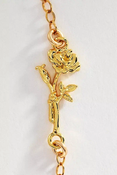 Set & Stones Elsie Birth Flower Bracelet In Gold