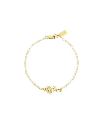 Set & Stones Elsie Birth Flower Bracelet In Transparent