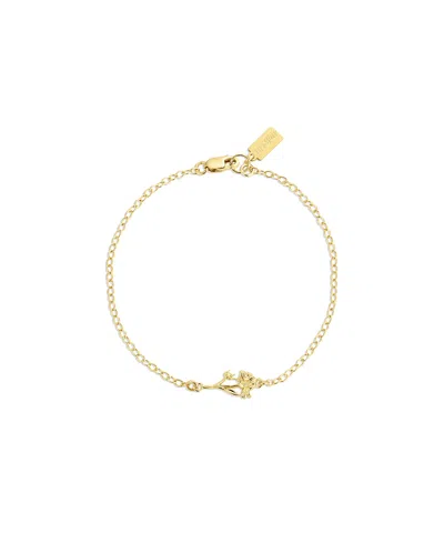 Set & Stones Elsie Birth Flower Bracelet In Gold
