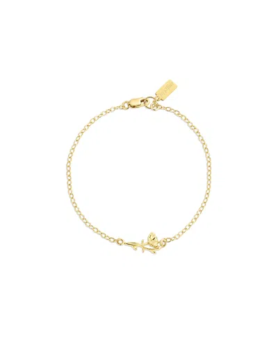 Set & Stones Elsie Birth Flower Bracelet In Transparent
