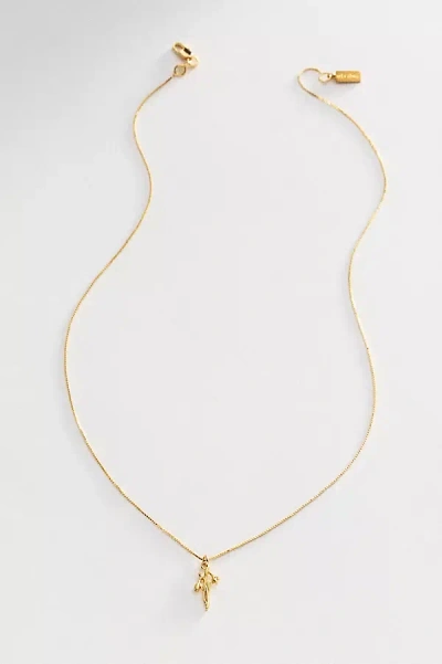 Set & Stones Elsie Birth Flower Necklace In Gold