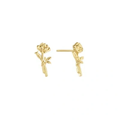Set & Stones Elsie Birth Flower Studs In Gold
