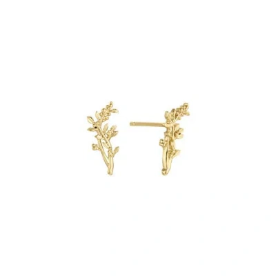 Set & Stones Elsie Birth Flower Studs In Gold